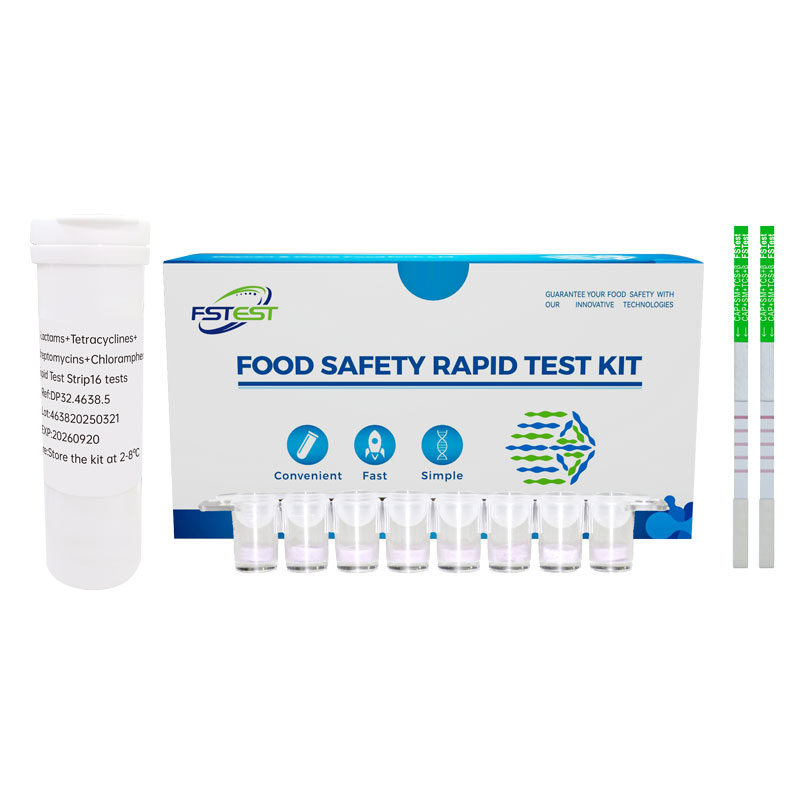 β-Lactams + Tetracyclines + Streptomycins + CAP (BTSC) Rapid Test Strip
